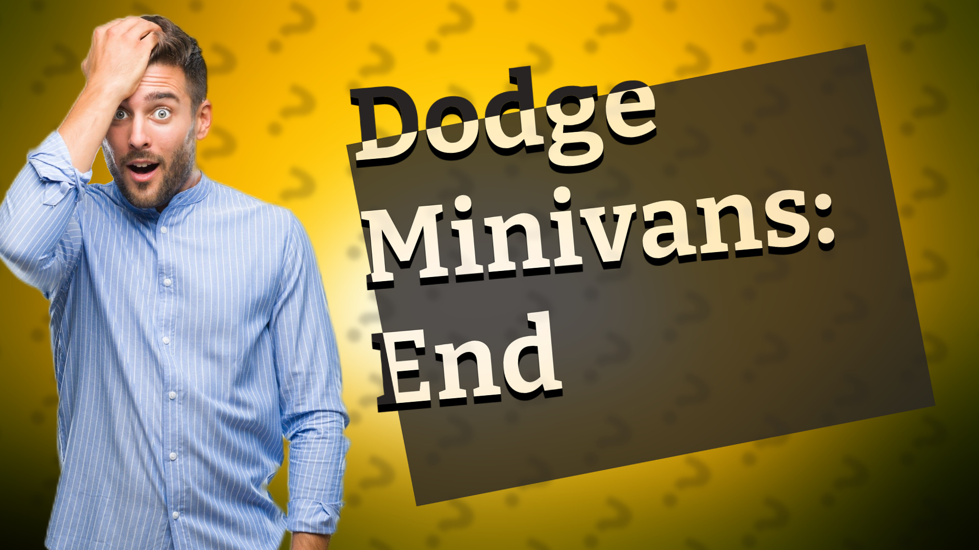 Dodge Minivans: End