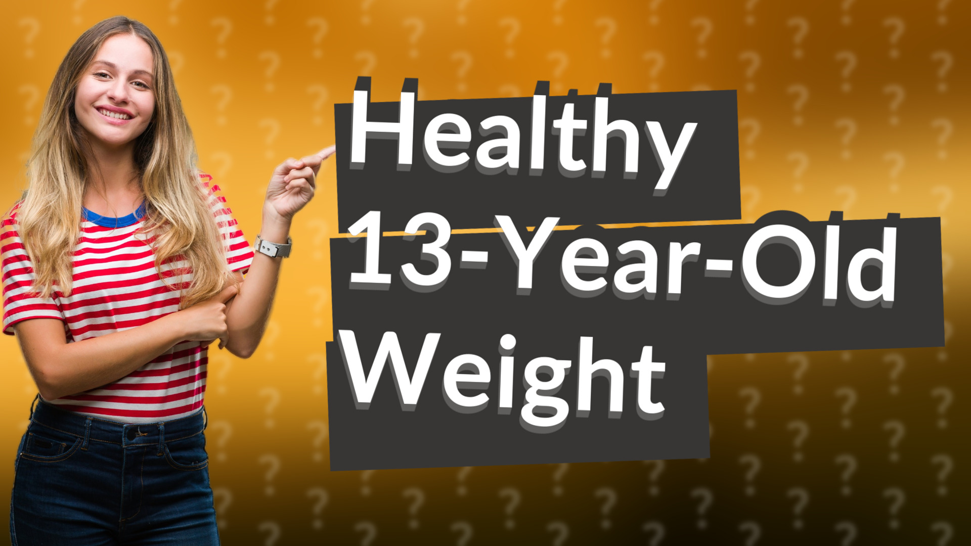 Healthy 13-Year-Old Weight