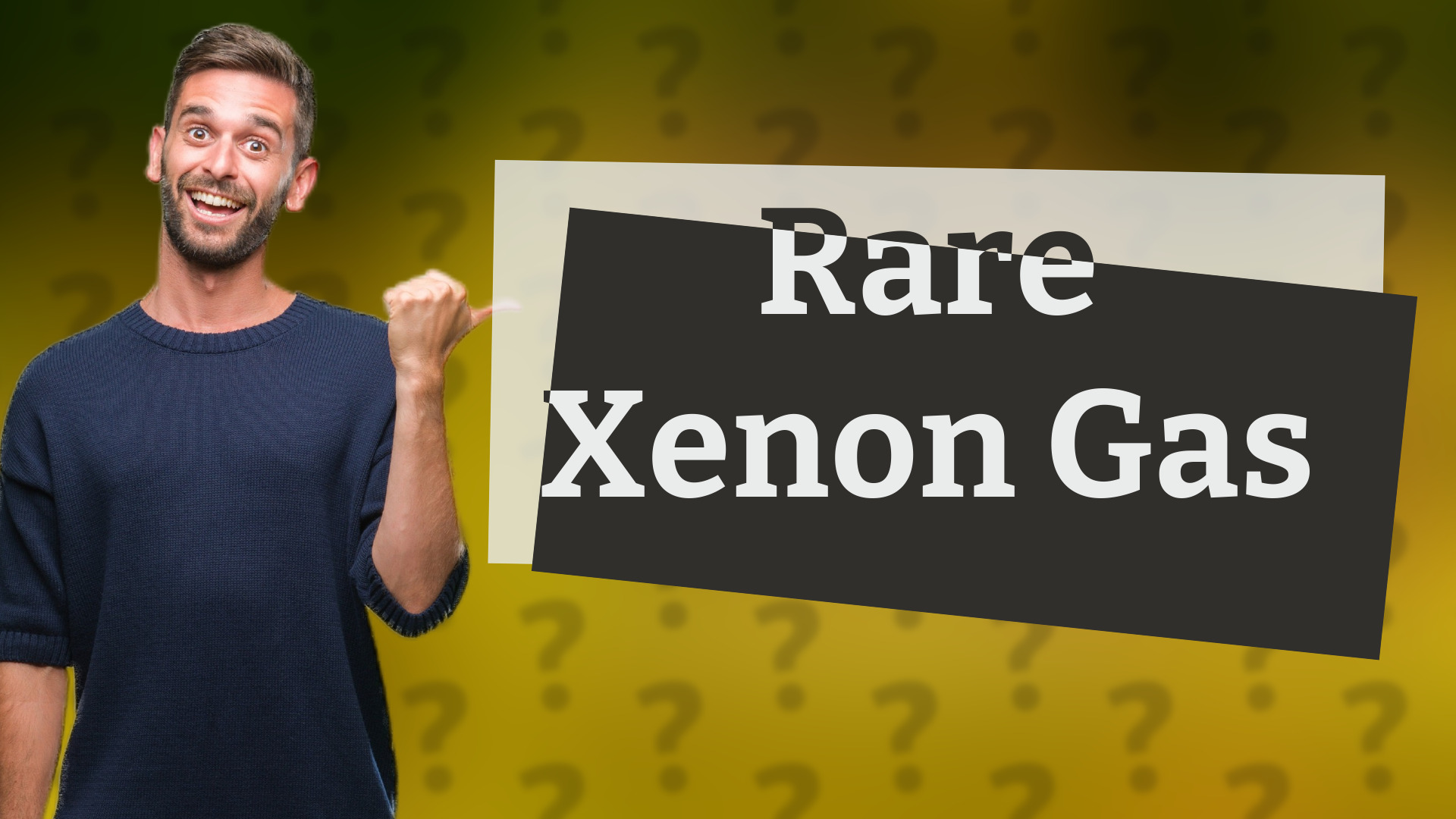 Rare Xenon Gas