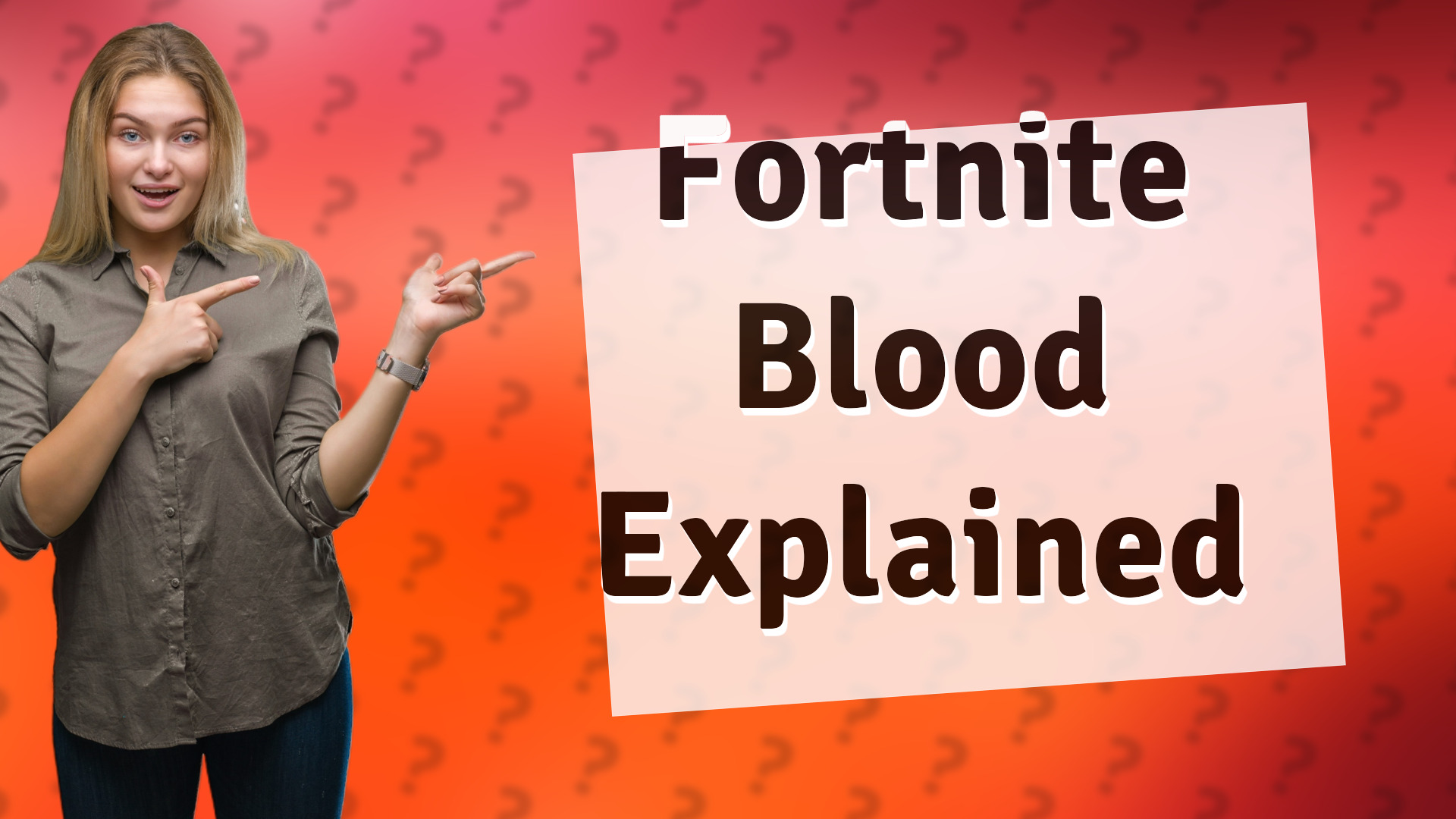 Fortnite Blood Explained