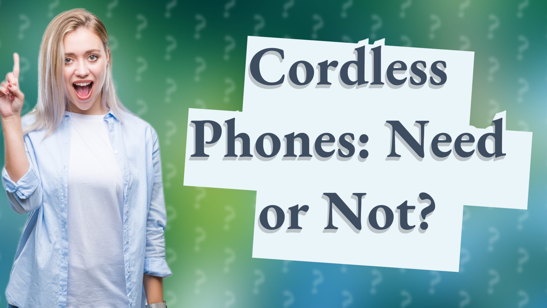 Cordless Phones: Need or Not?