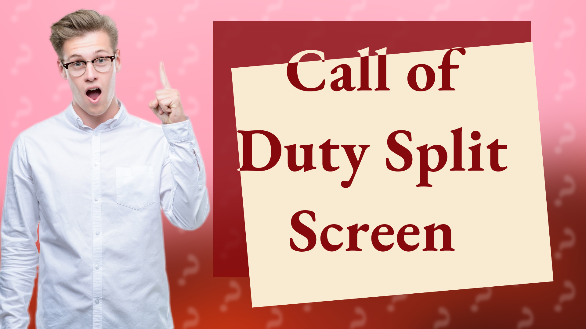 Call of Duty Split Screen