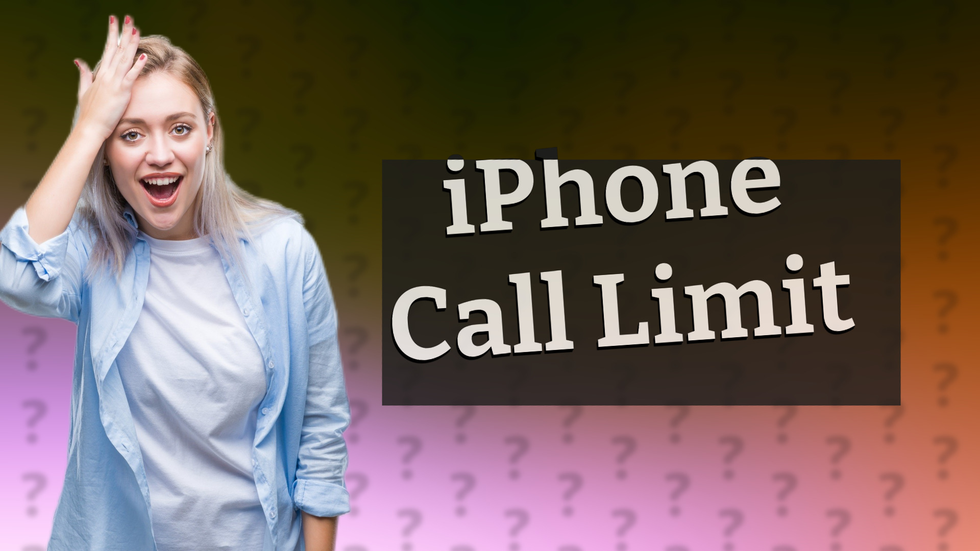 iPhone Call Limit