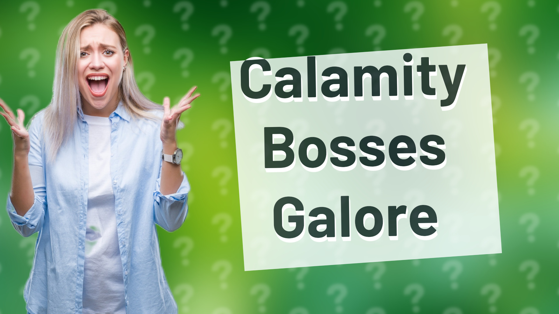 Calamity Bosses Galore