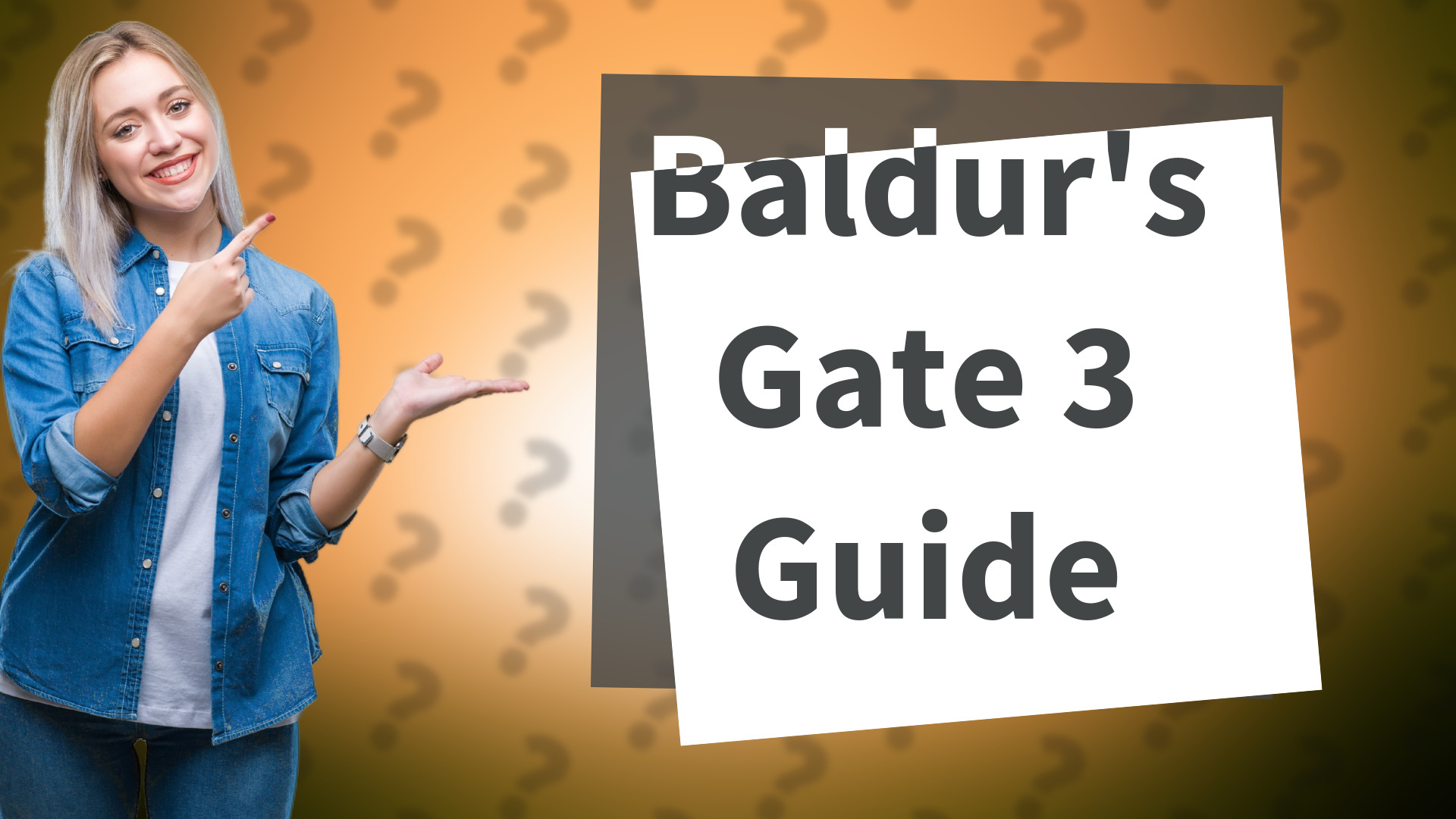 Baldur's Gate 3 Guide