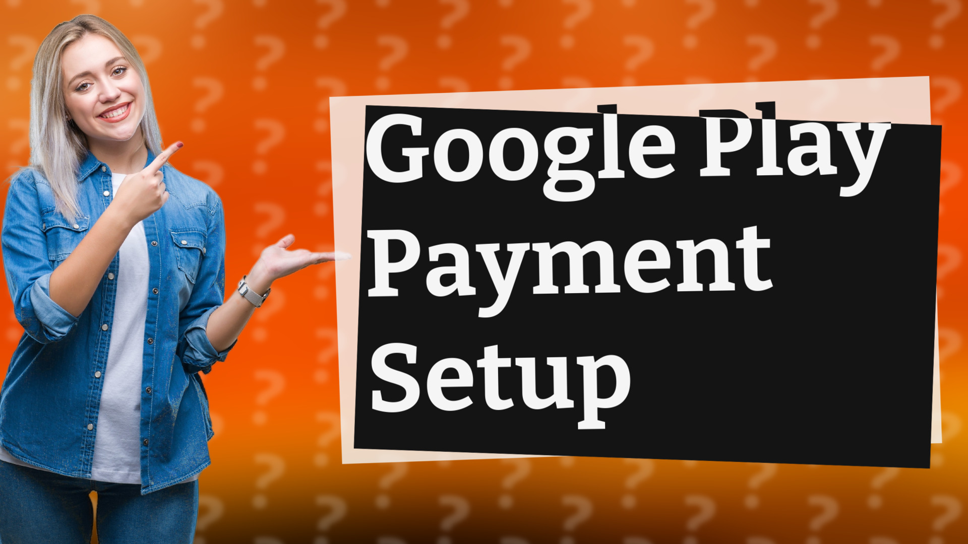 Google Play Payment Setup