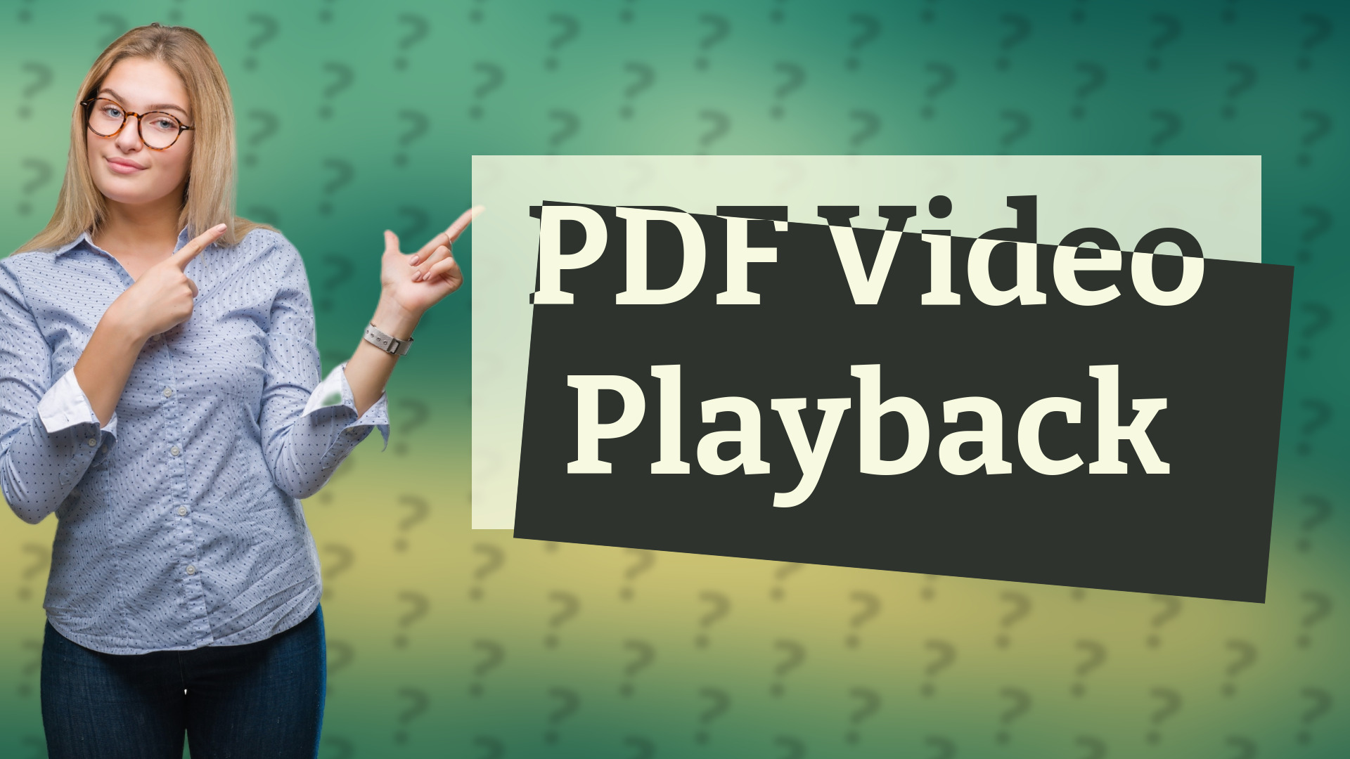 PDF Video Playback