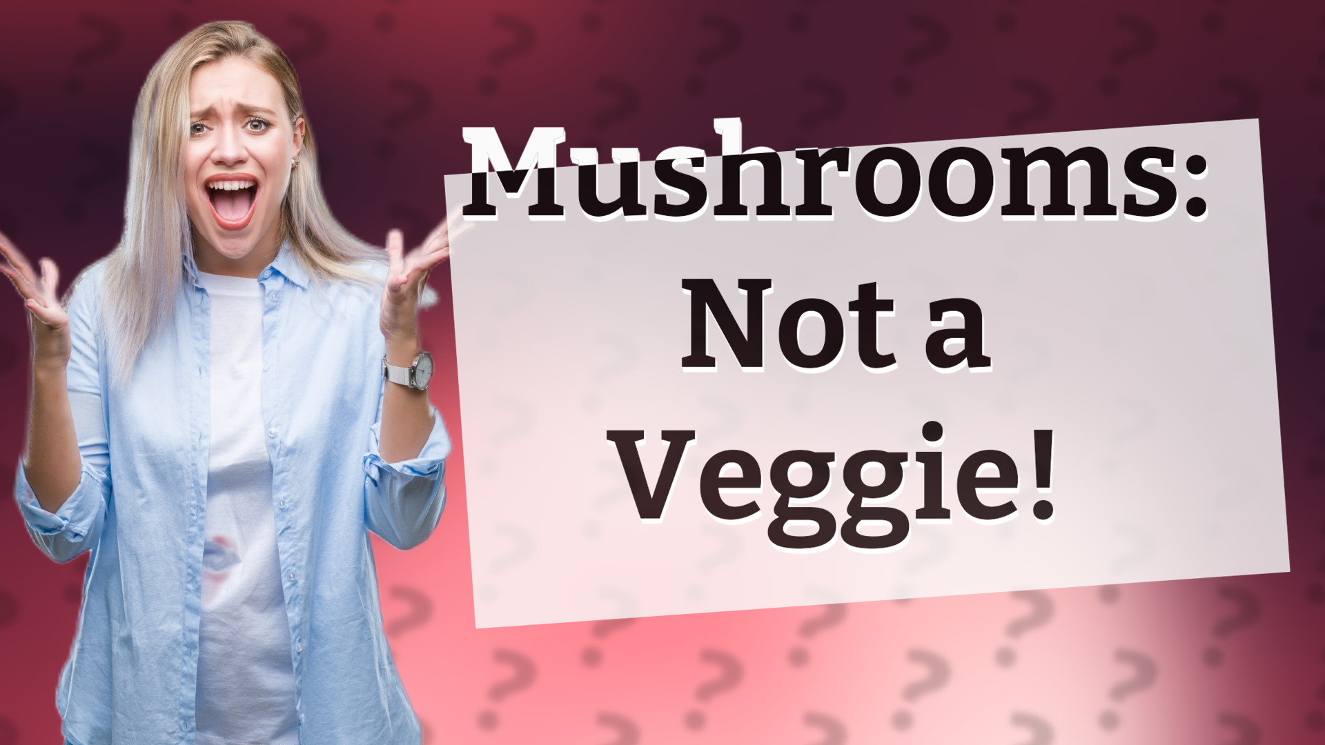 Mushrooms: Not a Veggie!