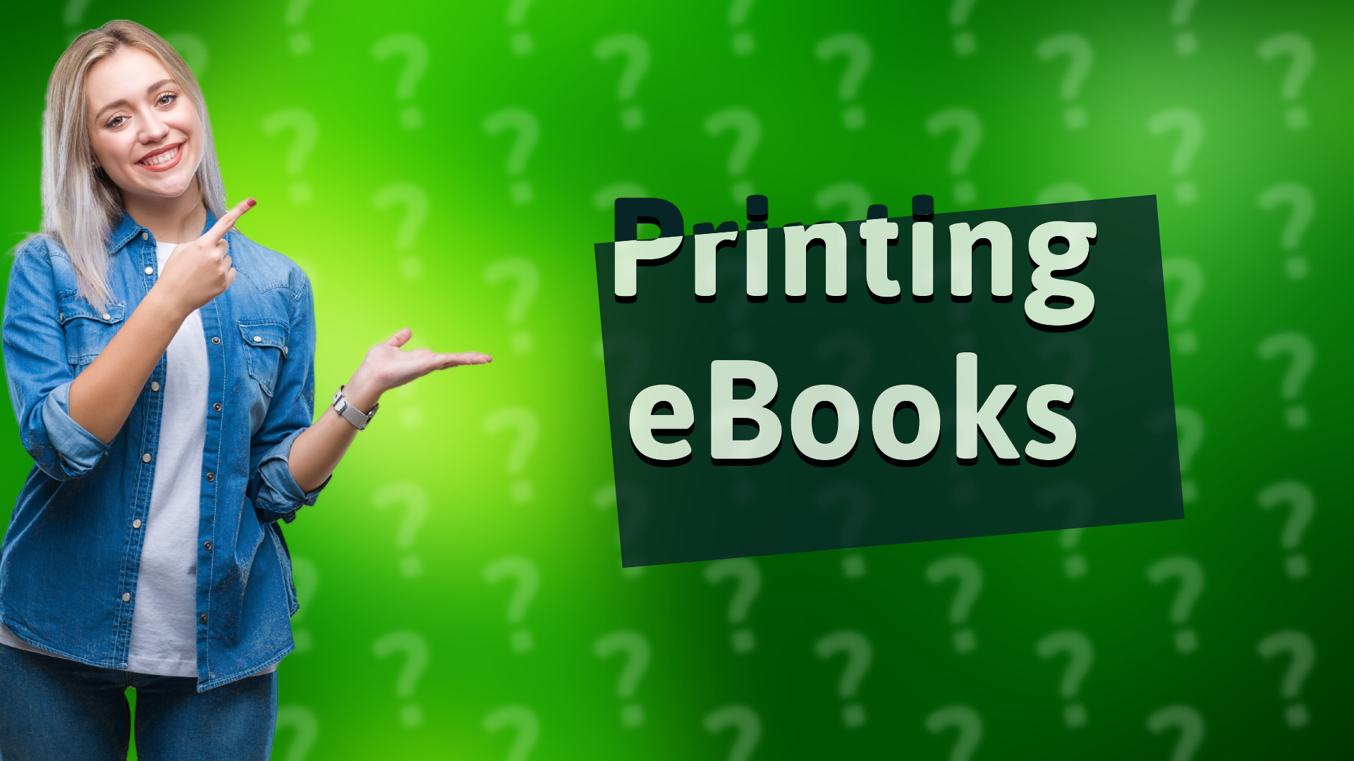 Printing eBooks