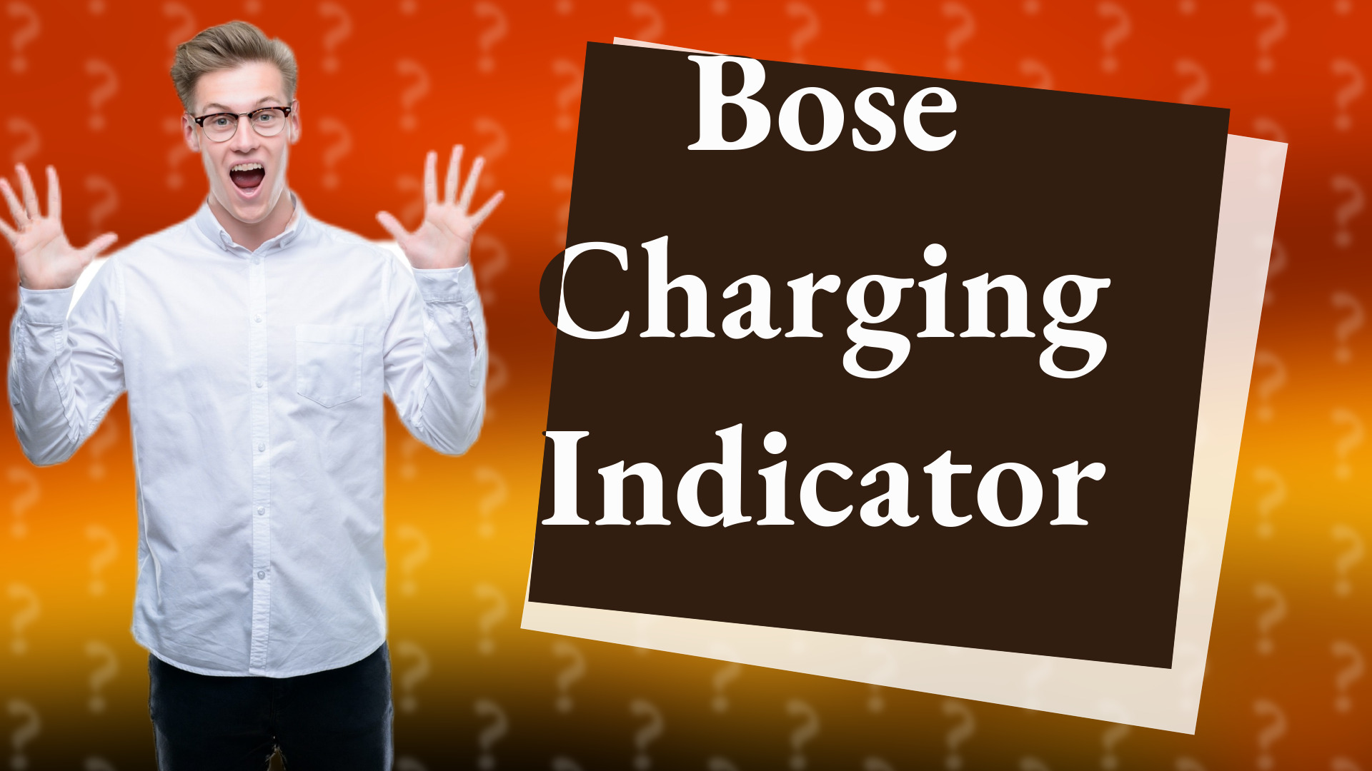 Bose Charging Indicator