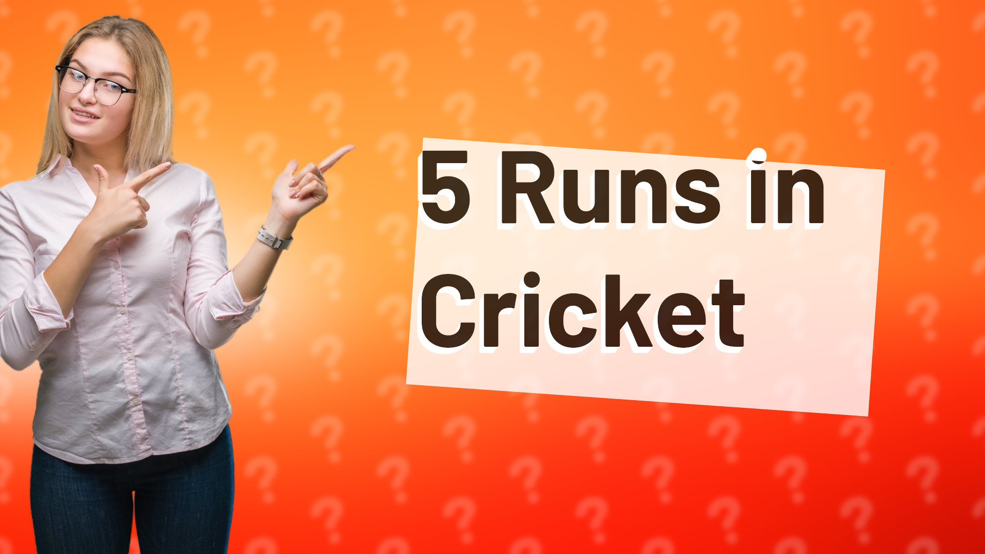 5 Runs in Cricket