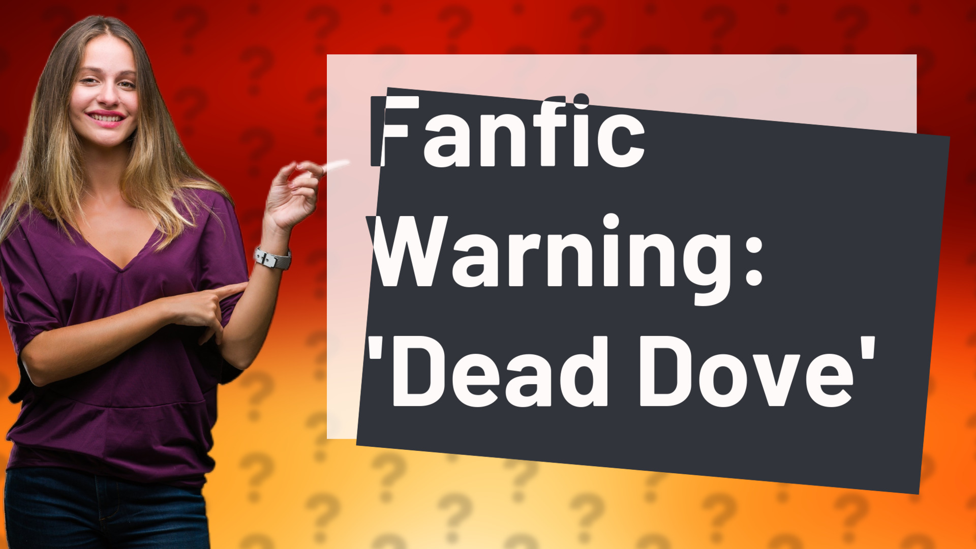 Fanfic Warning: 'Dead Dove'