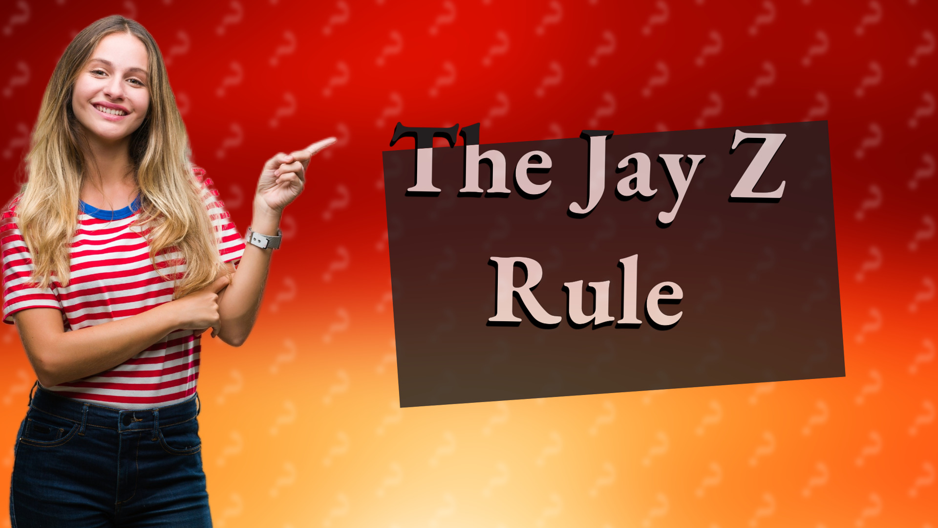 The Jay Z Rule