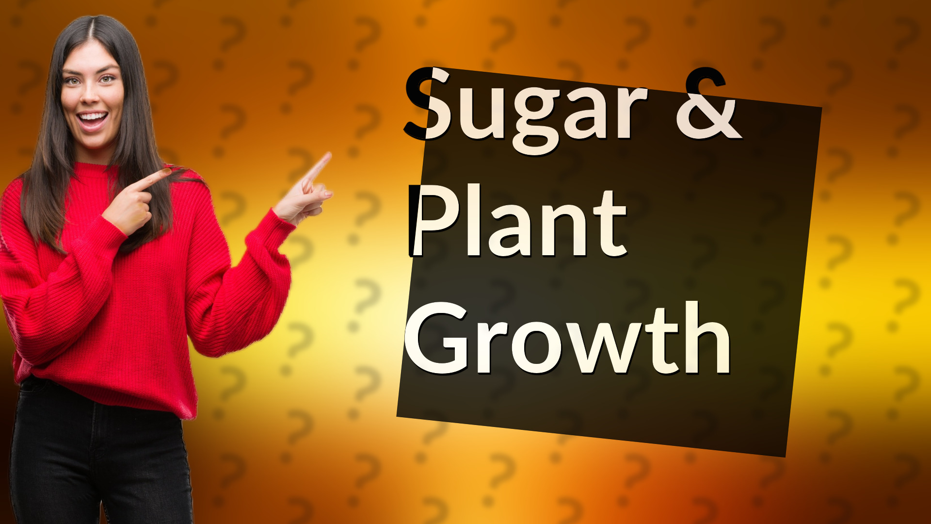 Sugar & Plant Growth