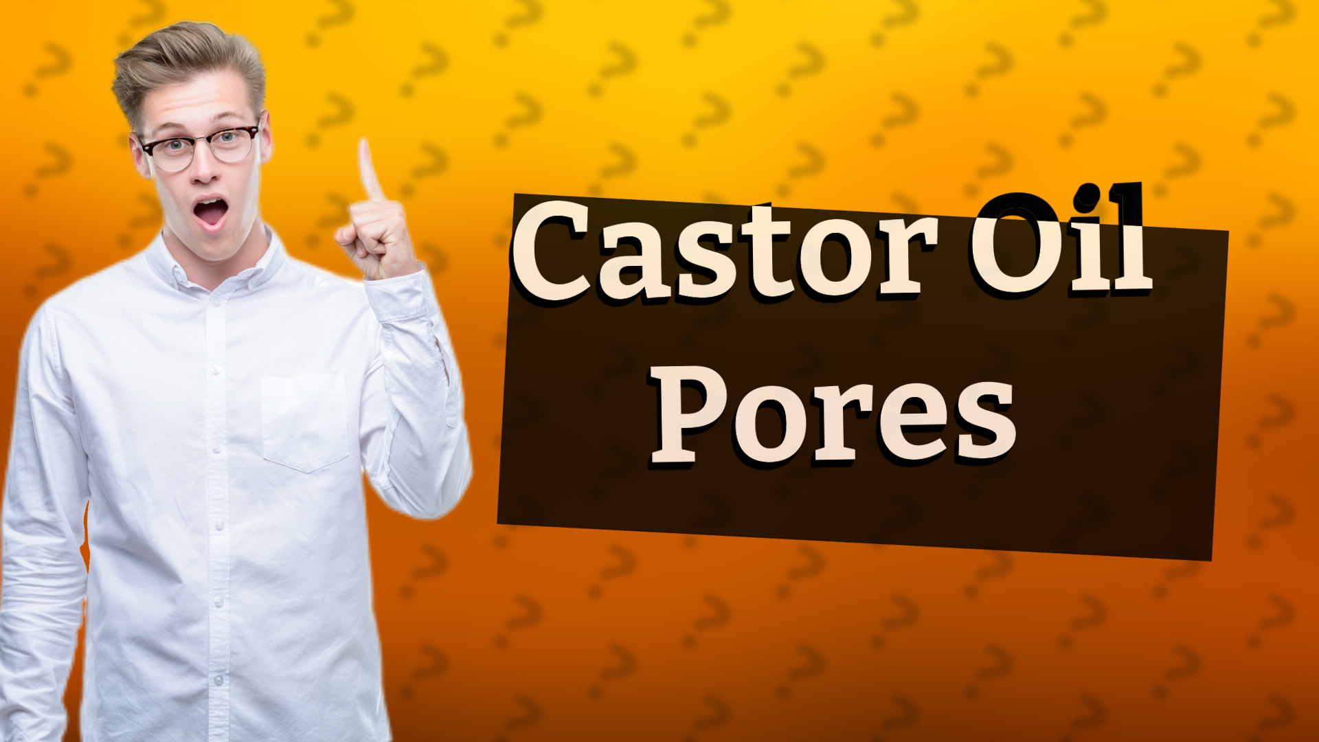 Castor Oil Pores