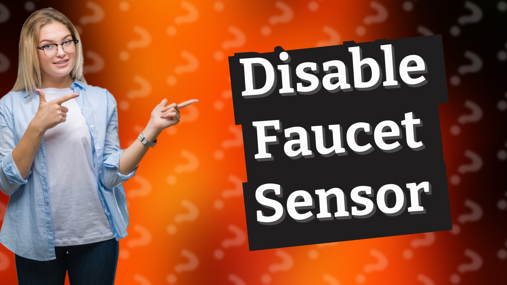 Disable Faucet Sensor
