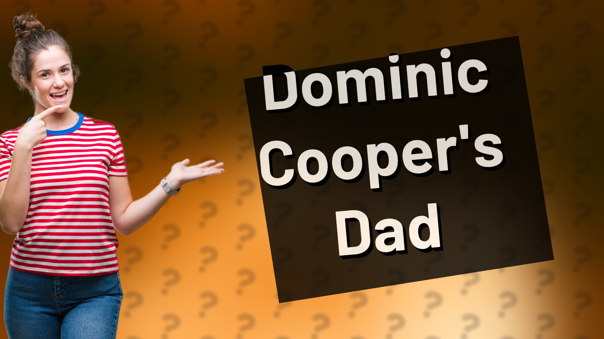 Dominic Cooper's Dad