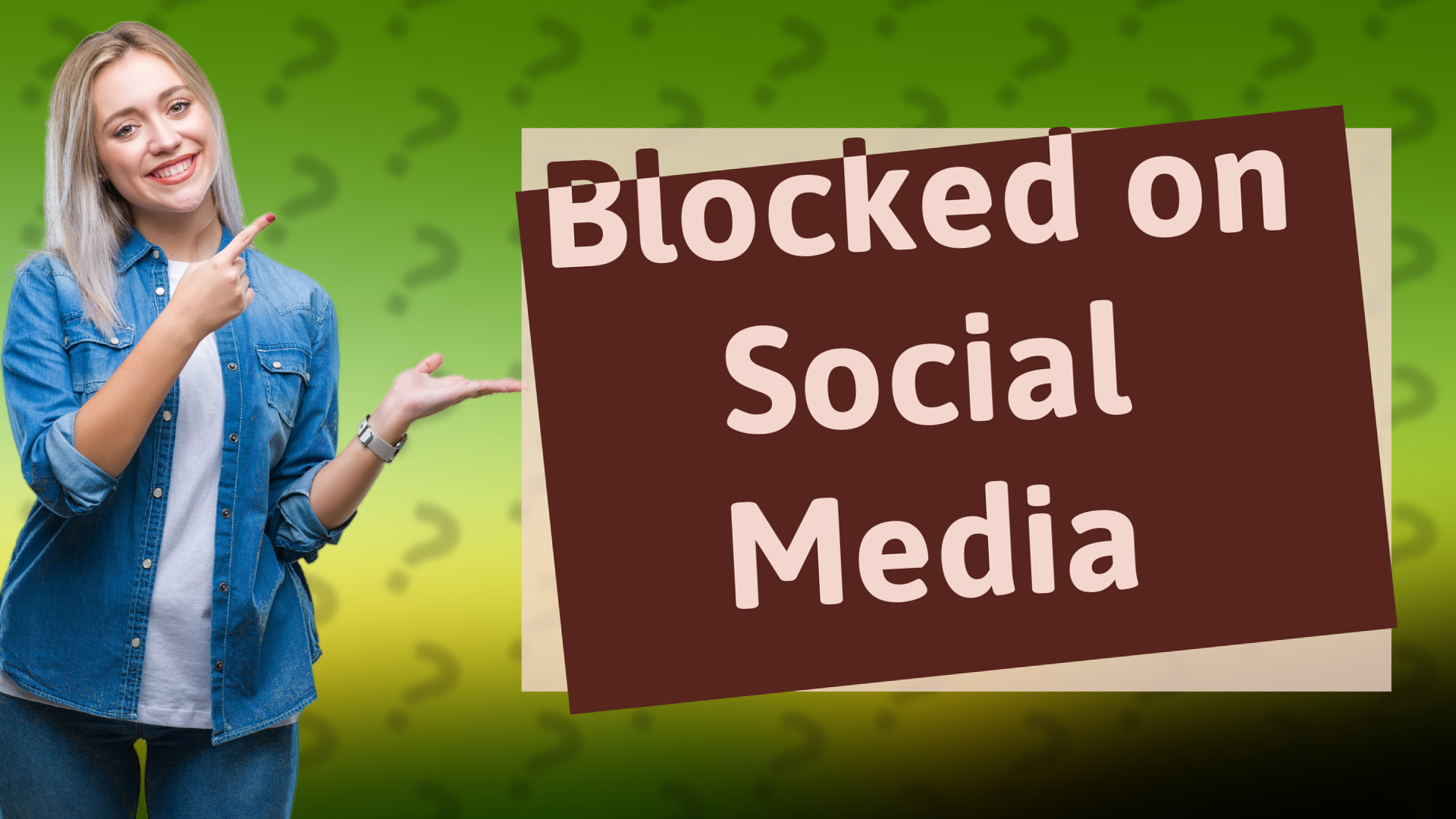 Blocked on Social Media
