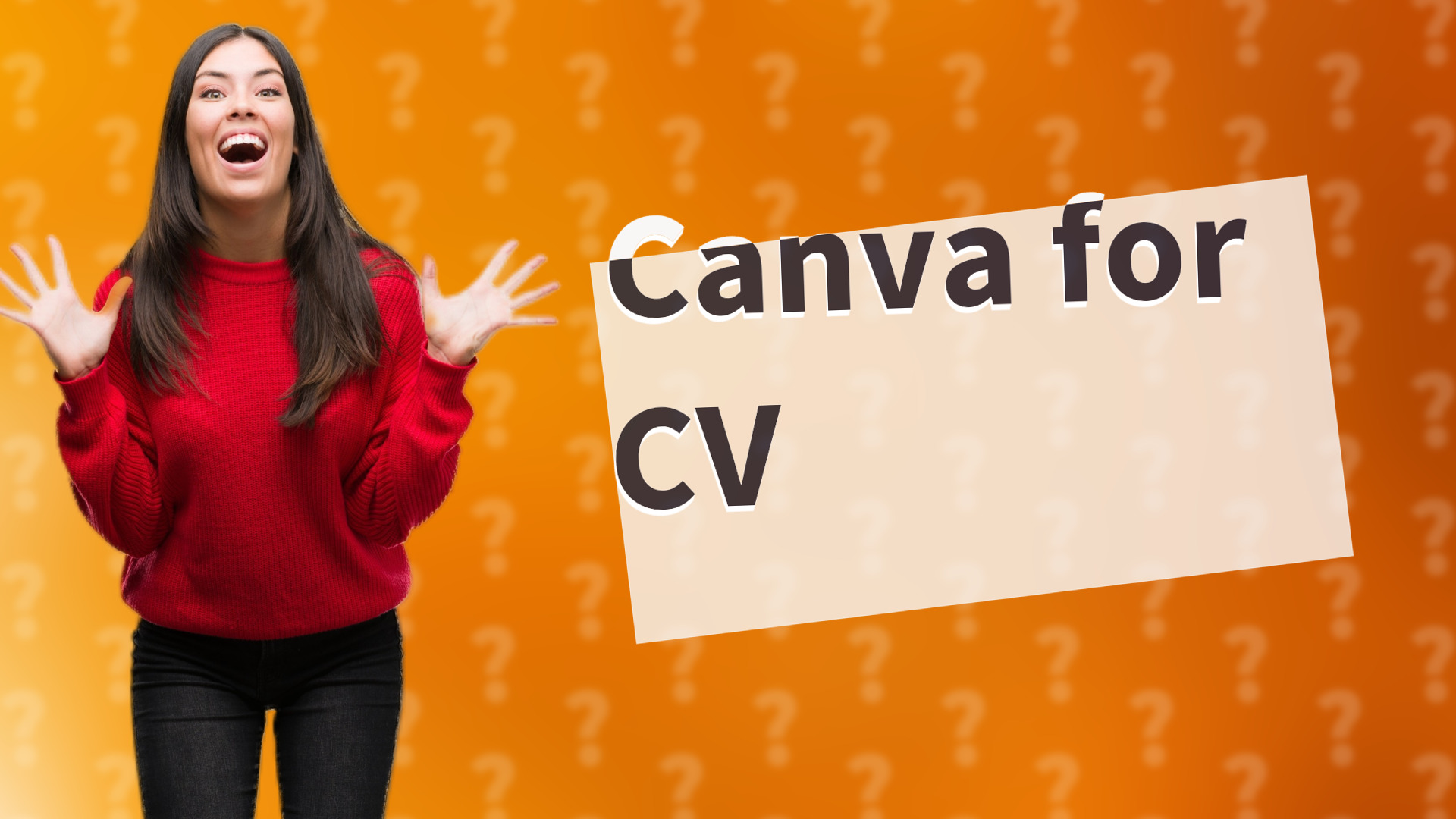 Canva for CV
