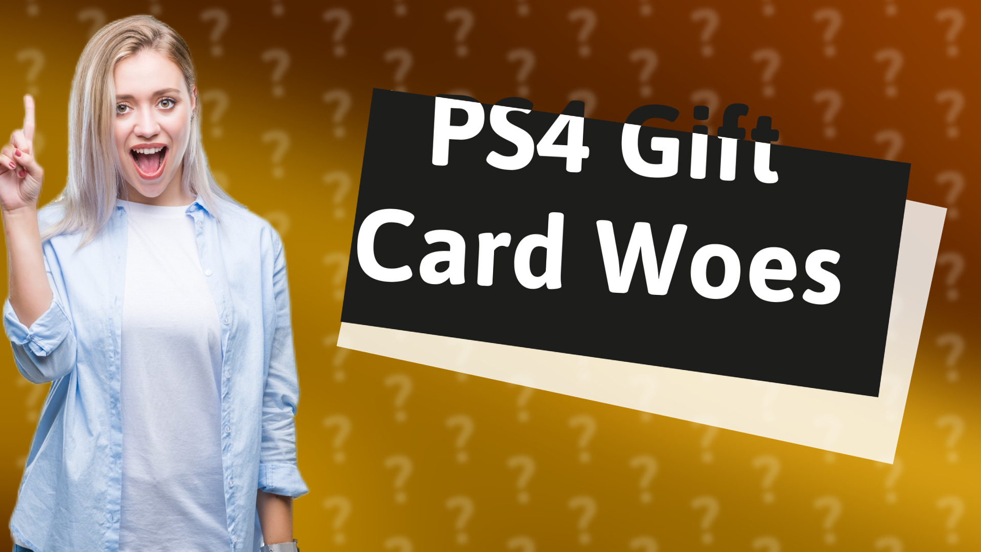 PS4 Gift Card Woes