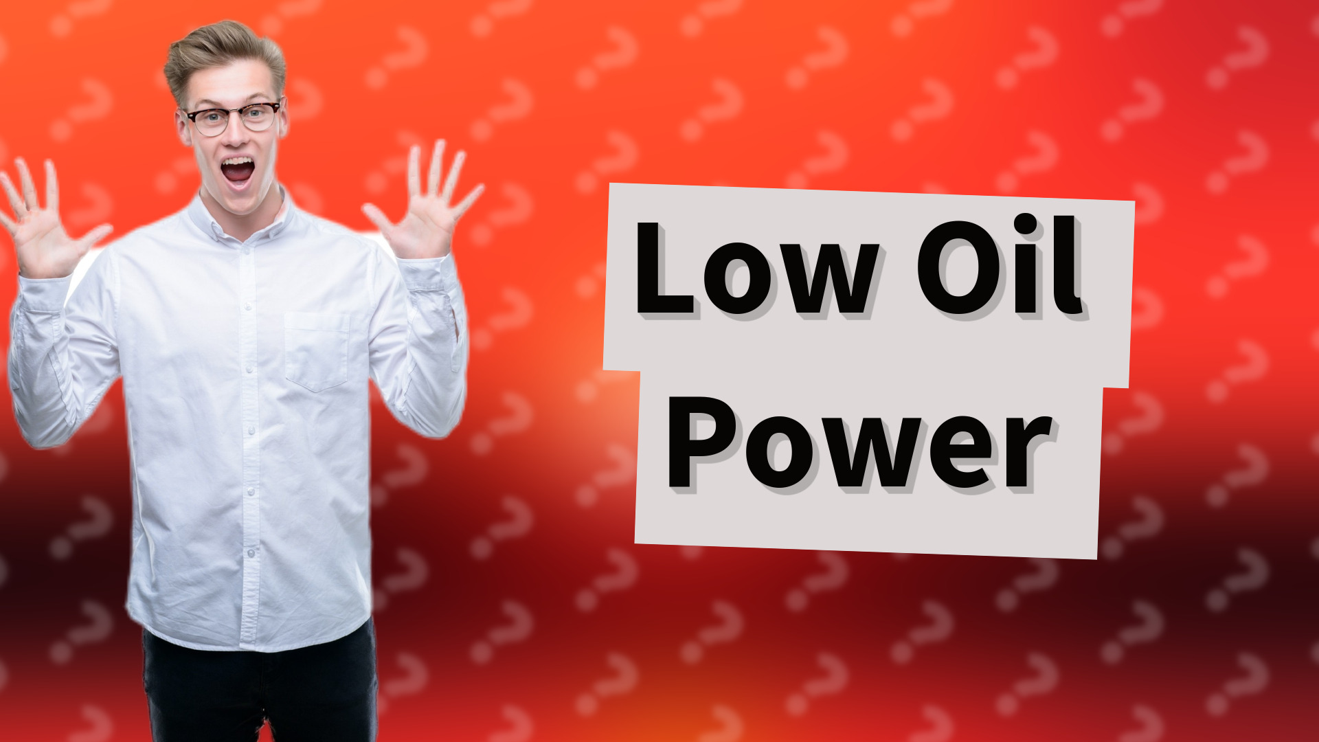 Low Oil Power