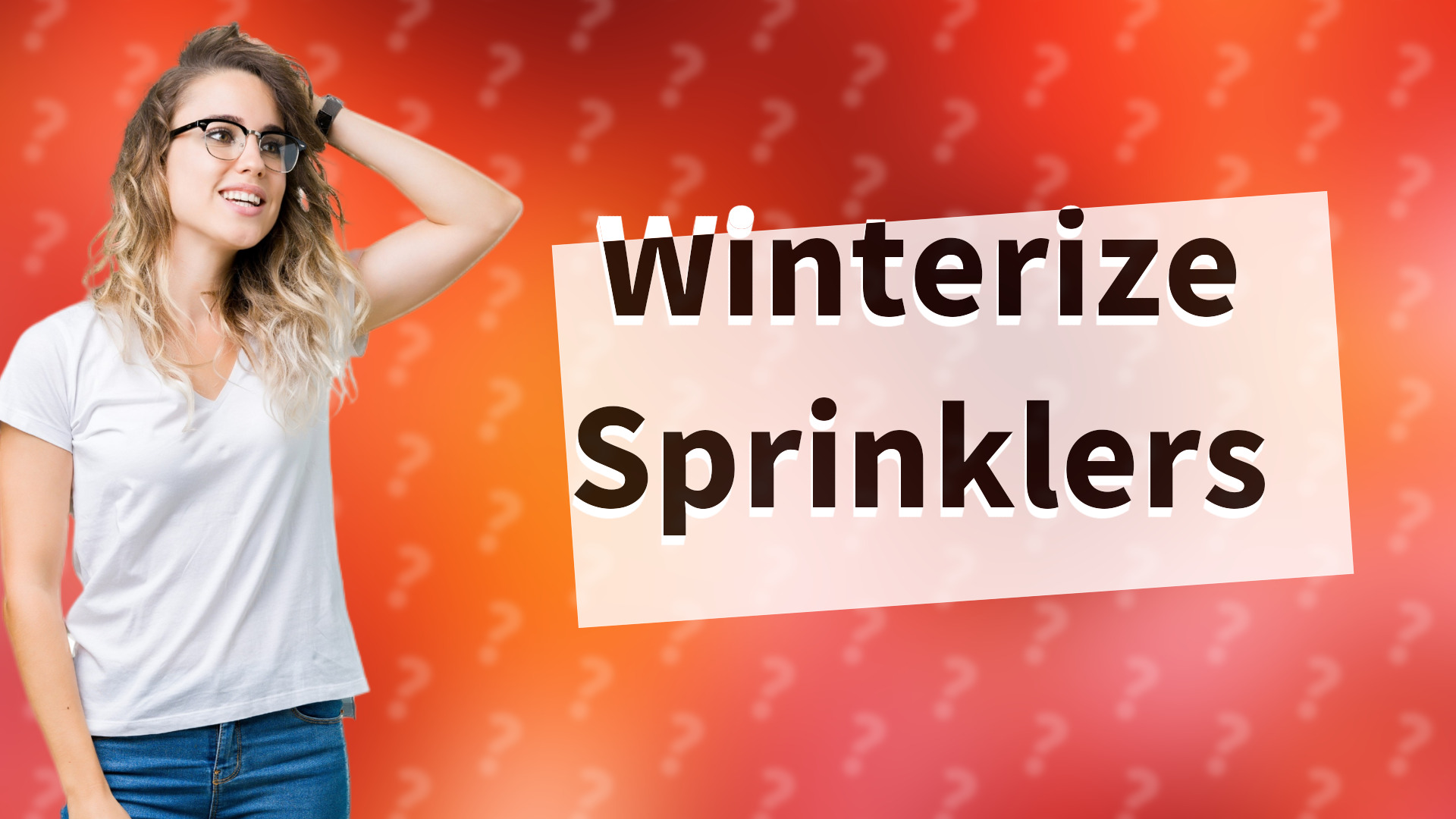 Winterize Sprinklers