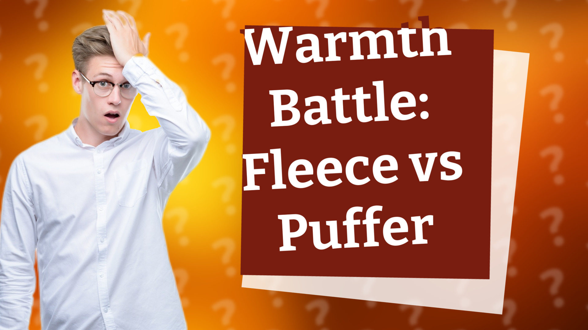 Warmth Battle: Fleece vs Puffer