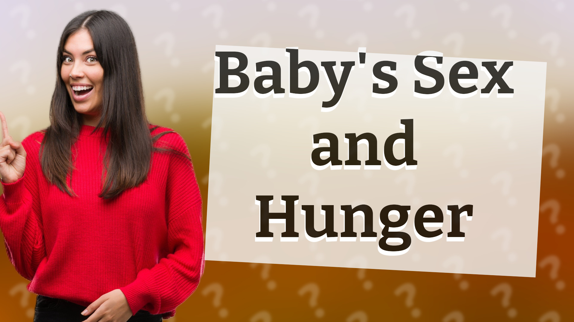 Baby's Sex and Hunger