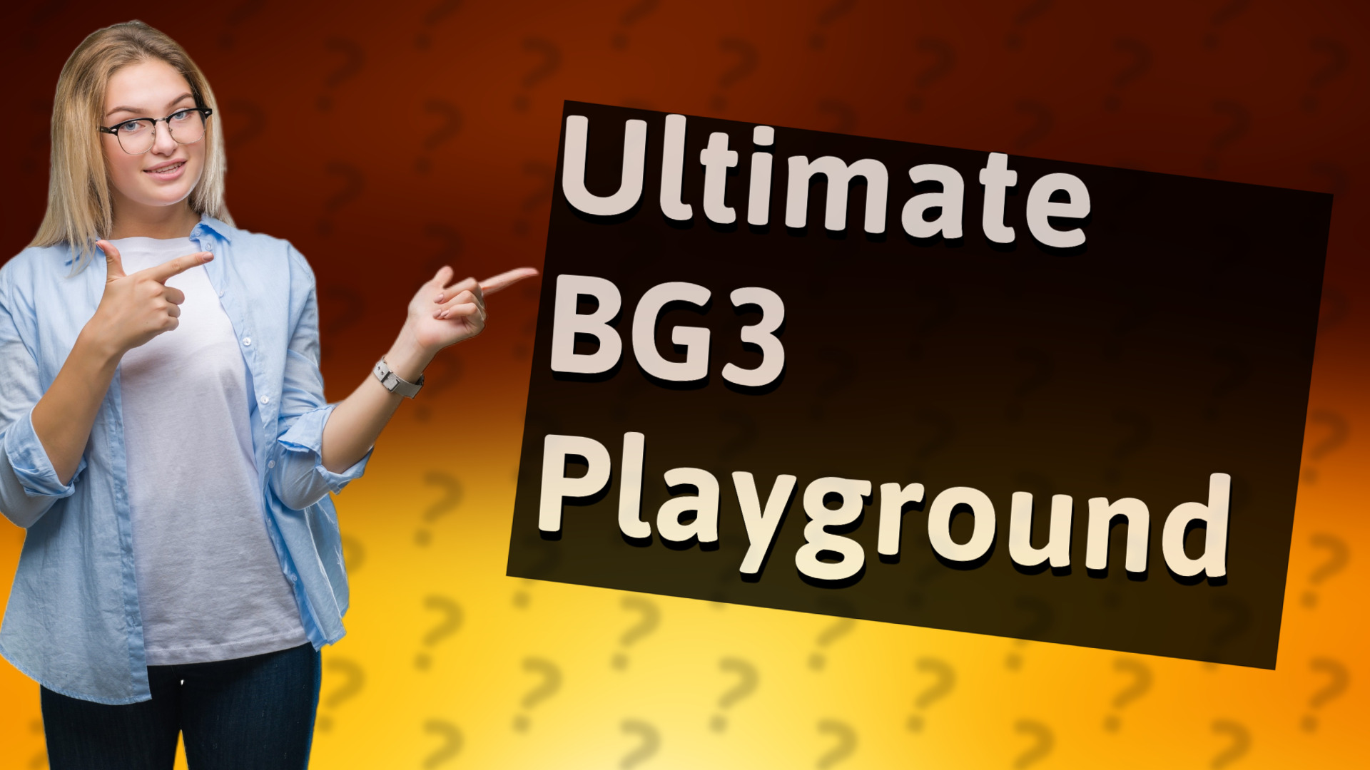 Ultimate BG3 Playground