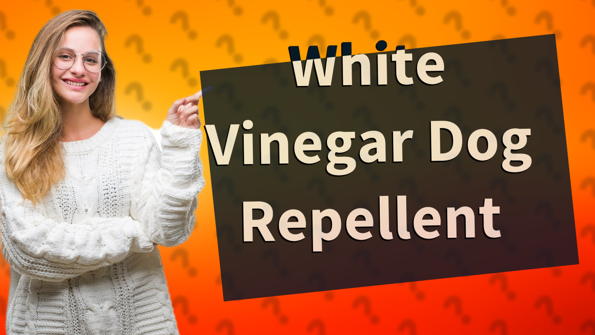 White Vinegar Dog Repellent