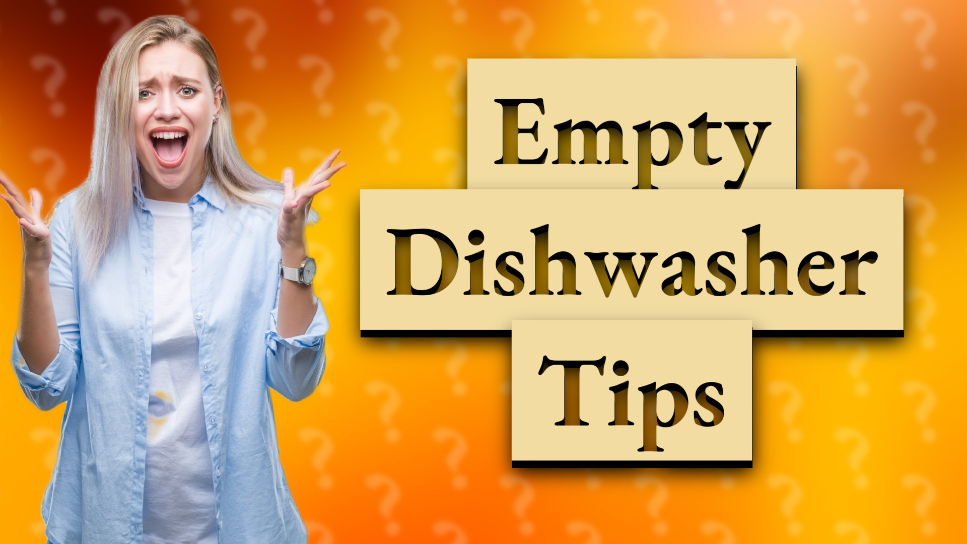 Empty Dishwasher Tips