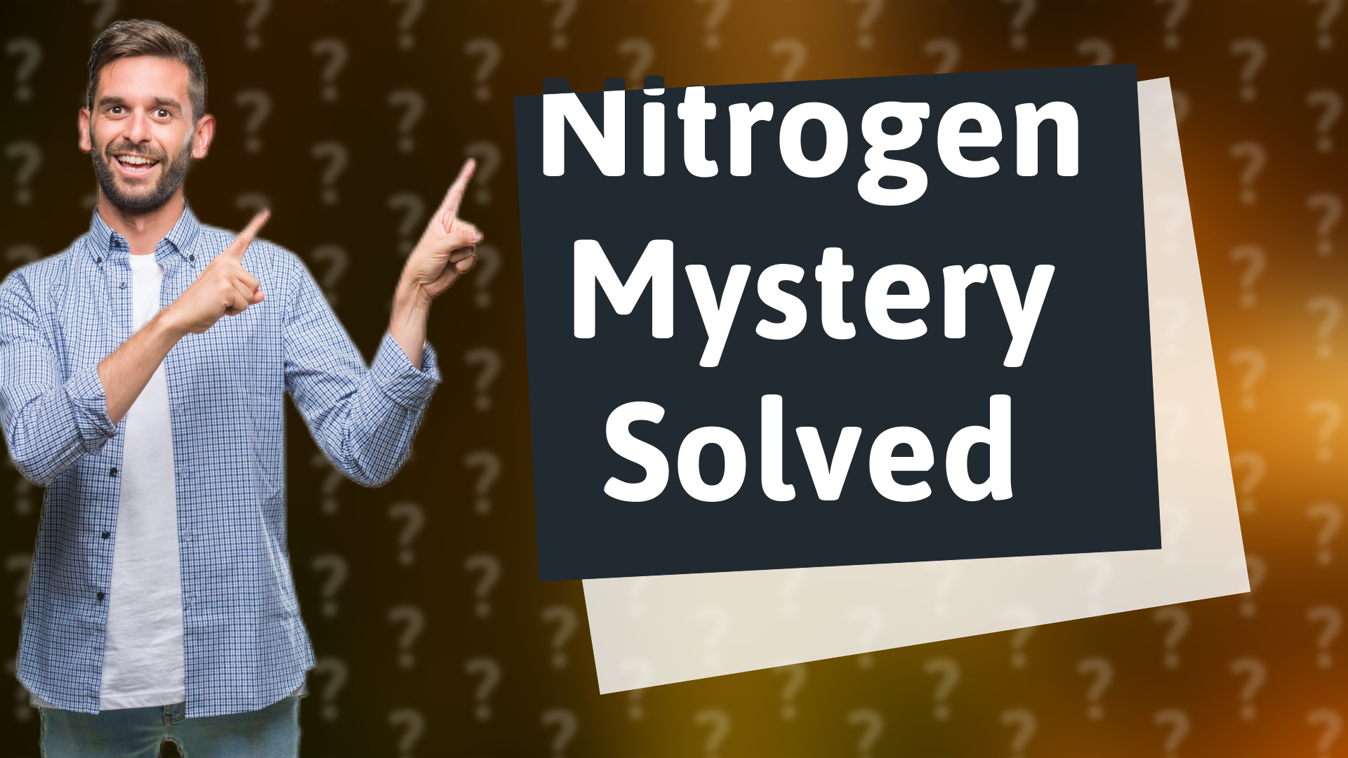 Nitrogen Mystery Solved