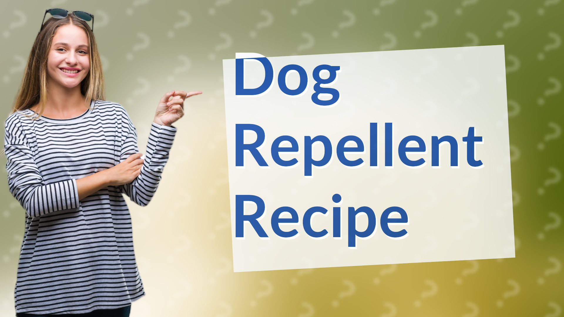 Dog Repellent Recipe