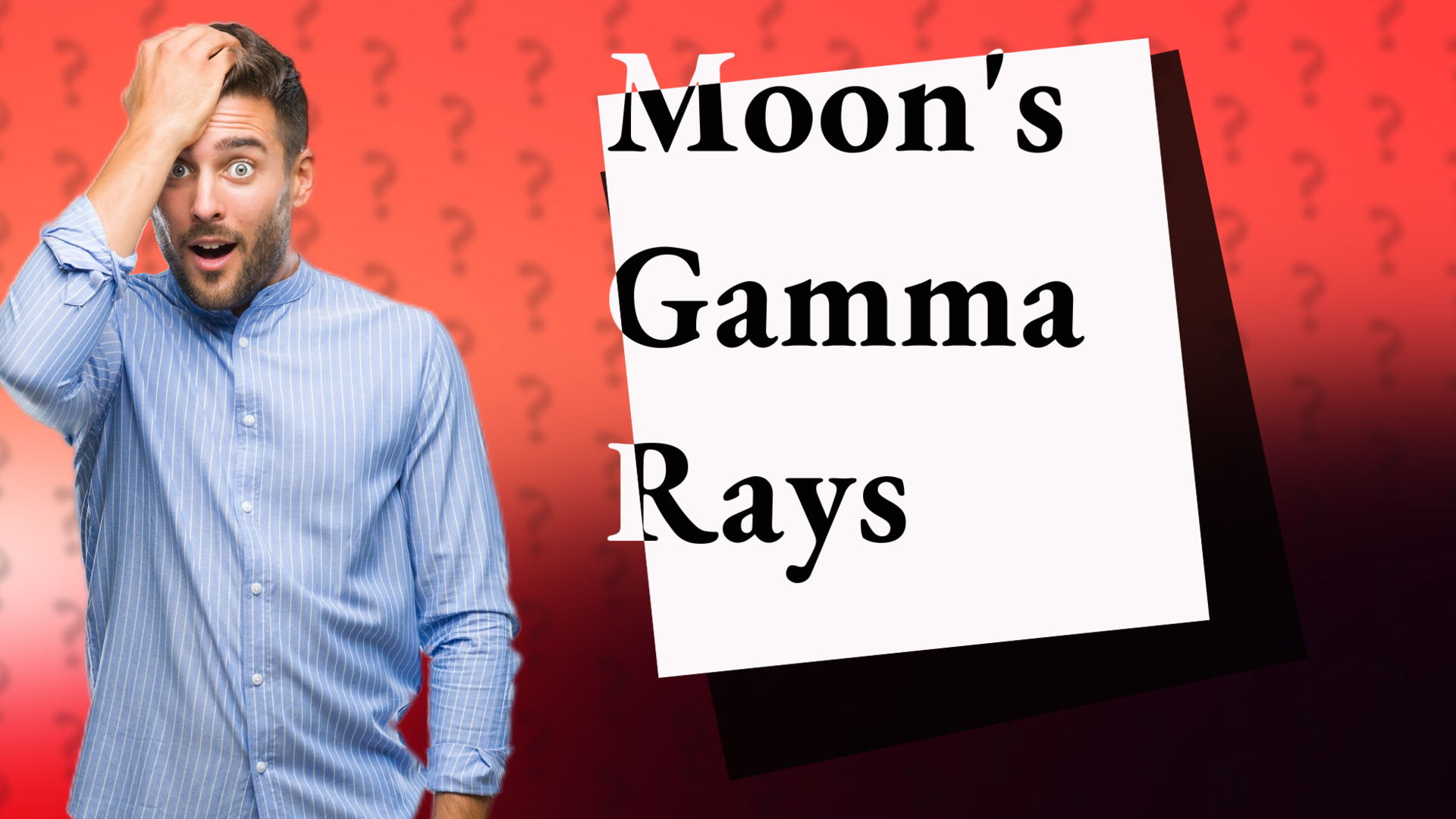 Moon's Gamma Rays