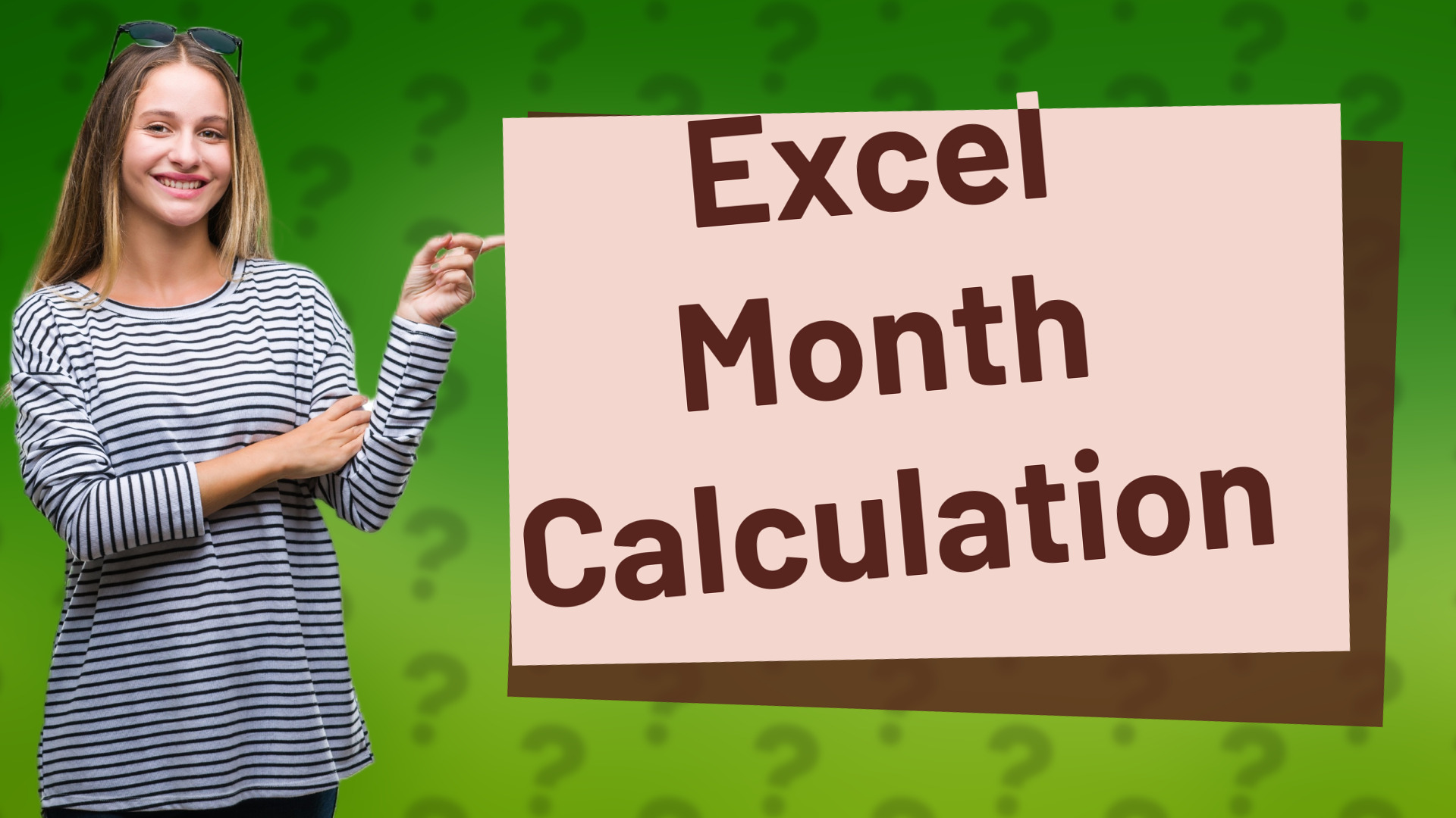 Excel Month Calculation