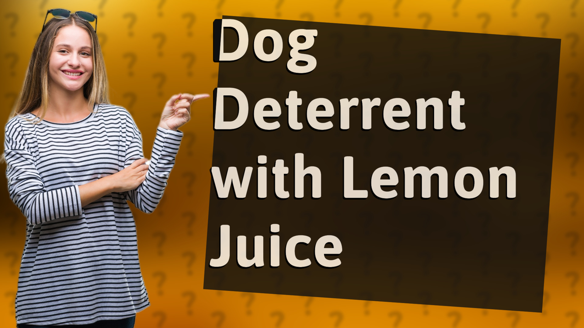 Dog Deterrent with Lemon Juice