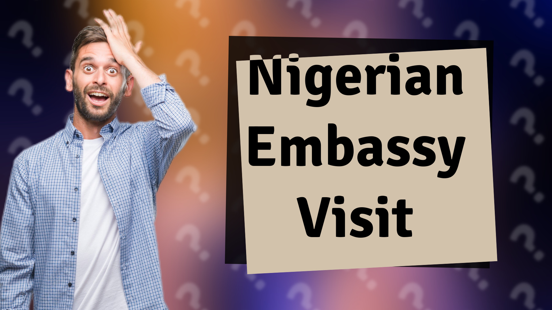 Nigerian Embassy Visit