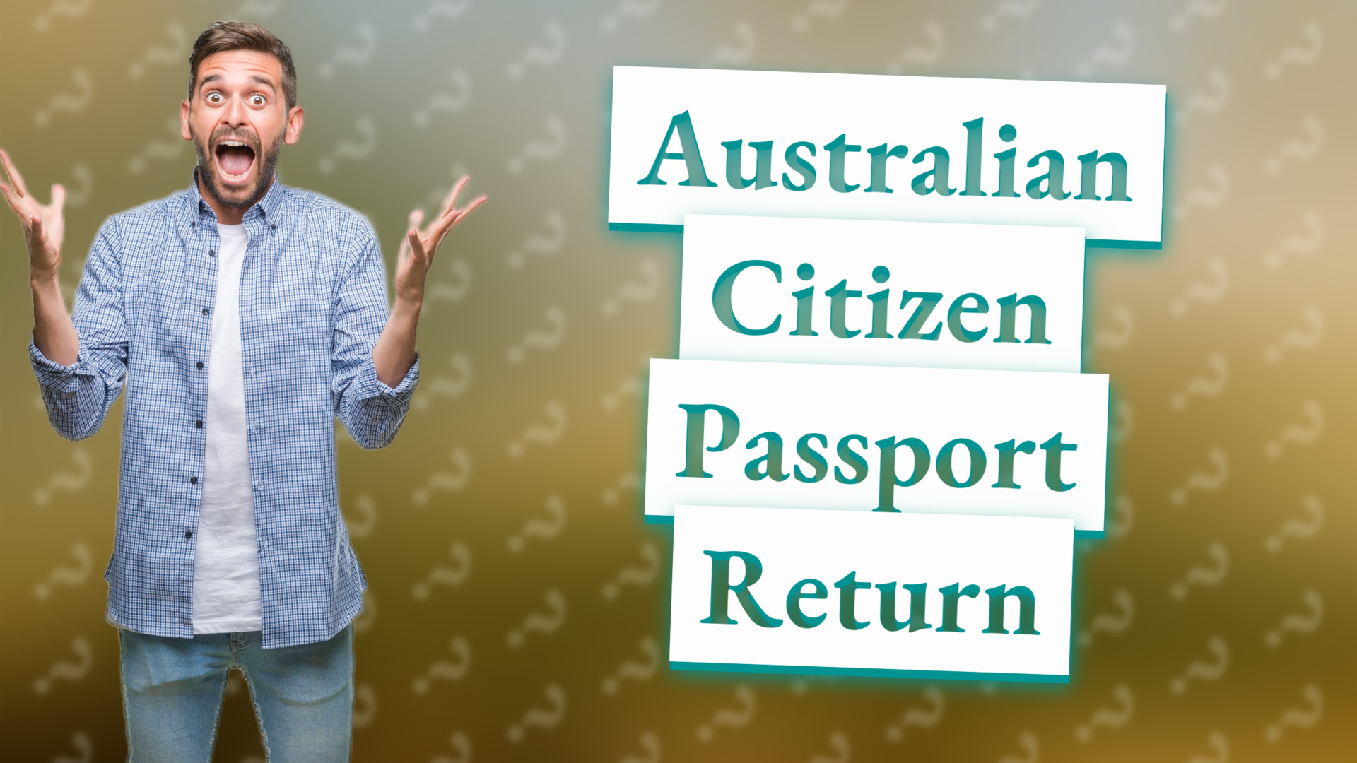Australian Citizen Passport Return