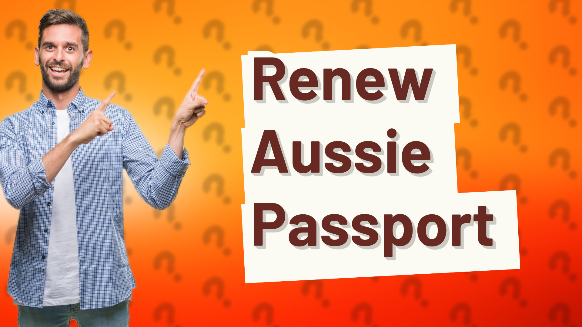 Renew Aussie Passport
