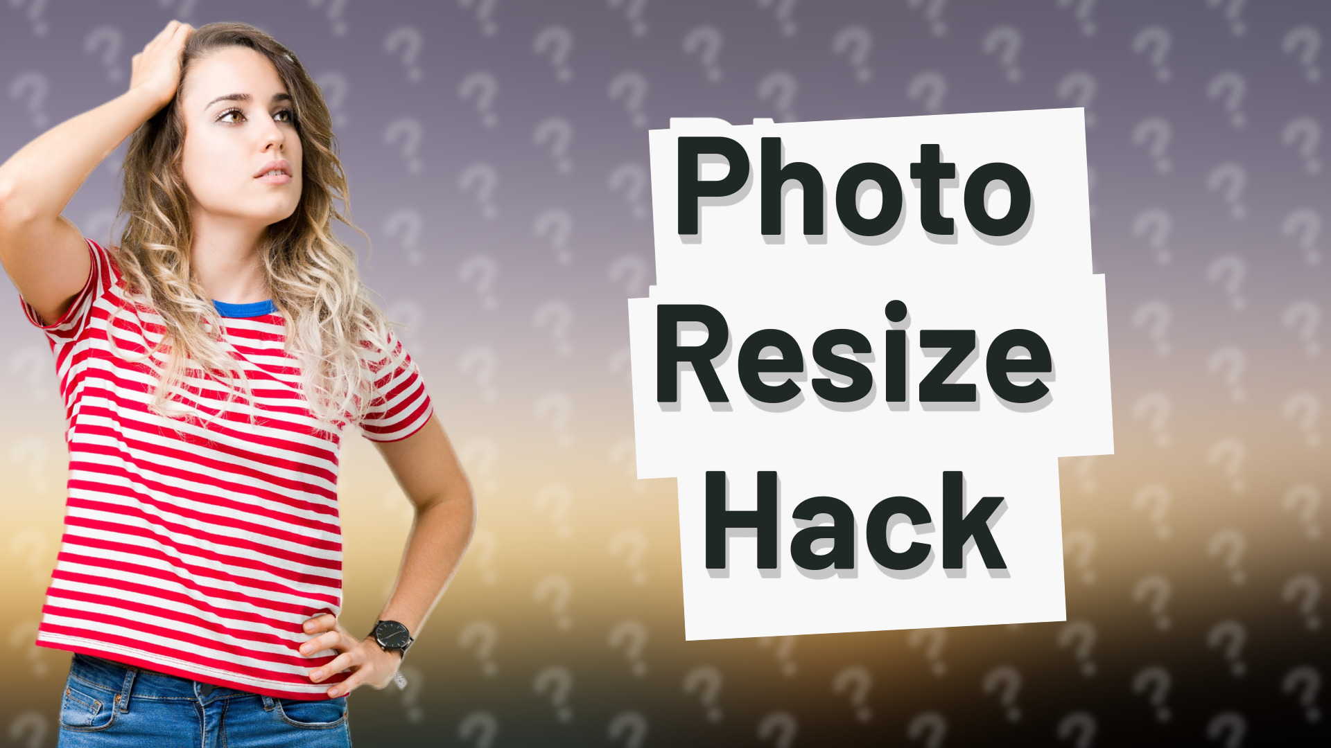 Photo Resize Hack