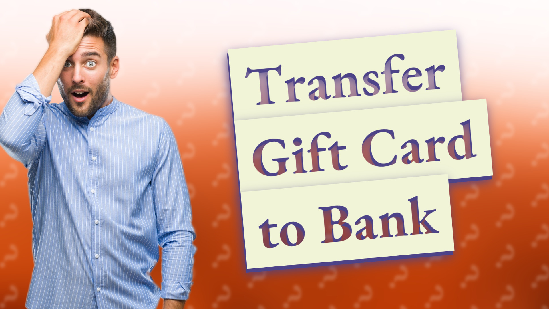 Transfer Gift Card to Bank