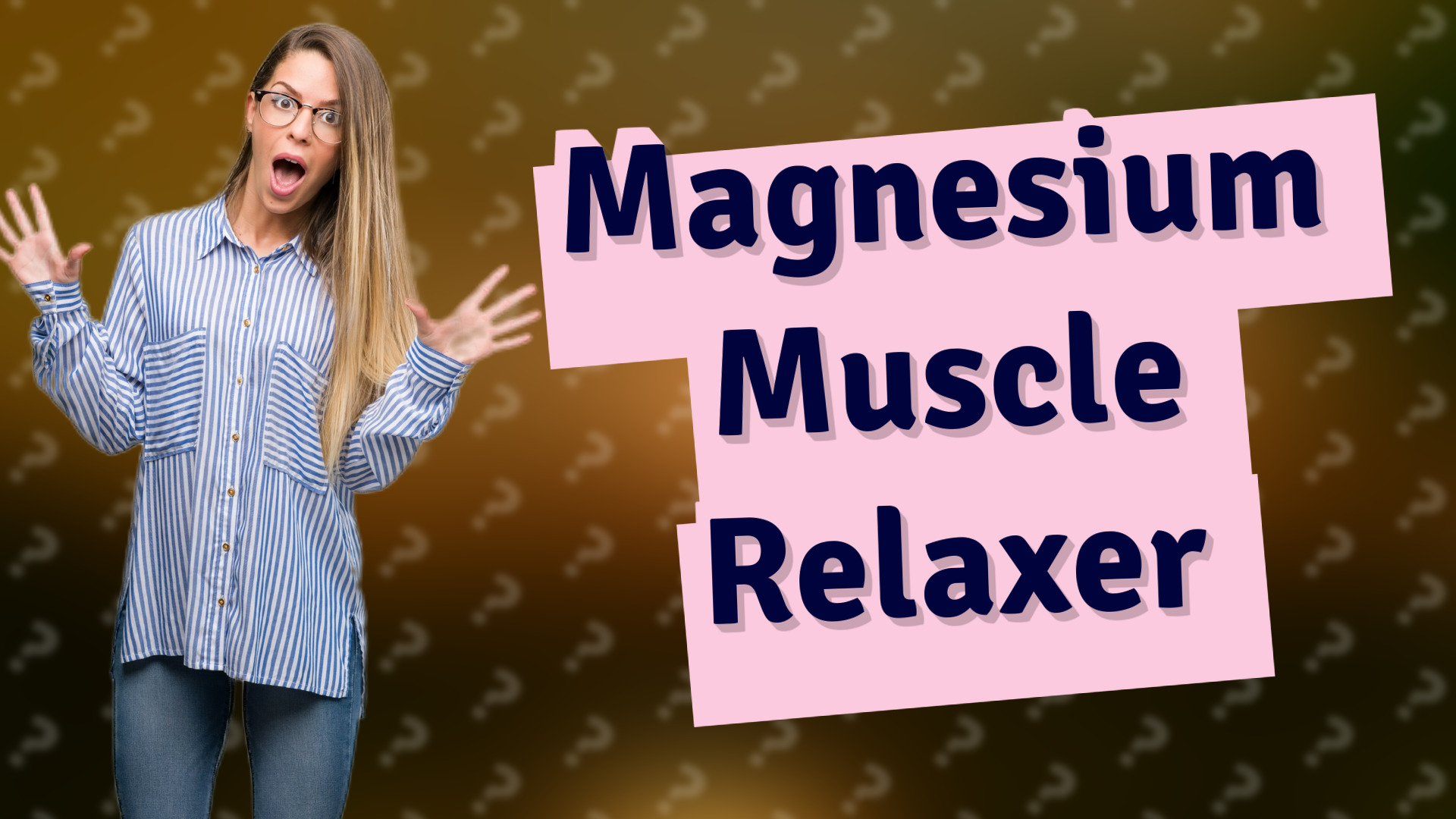 Magnesium Muscle Relaxer