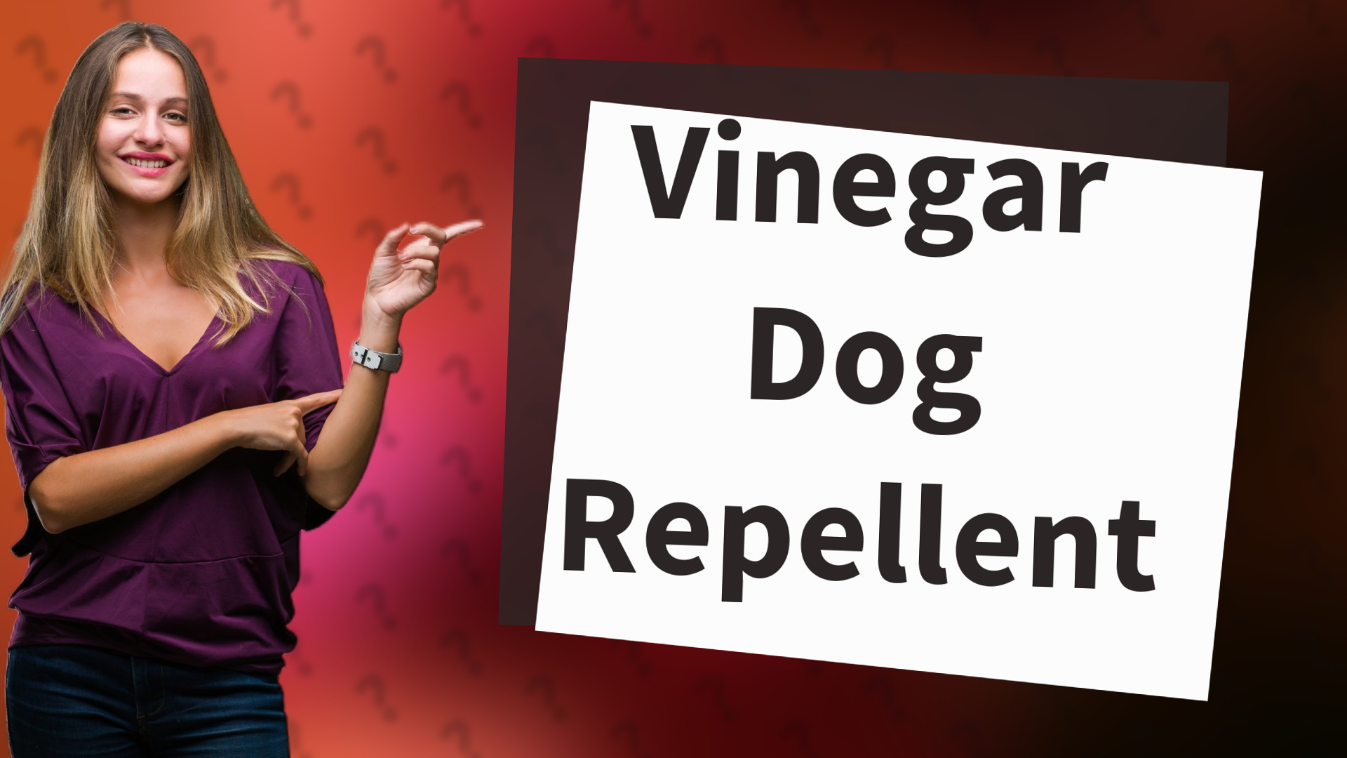 Vinegar Dog Repellent