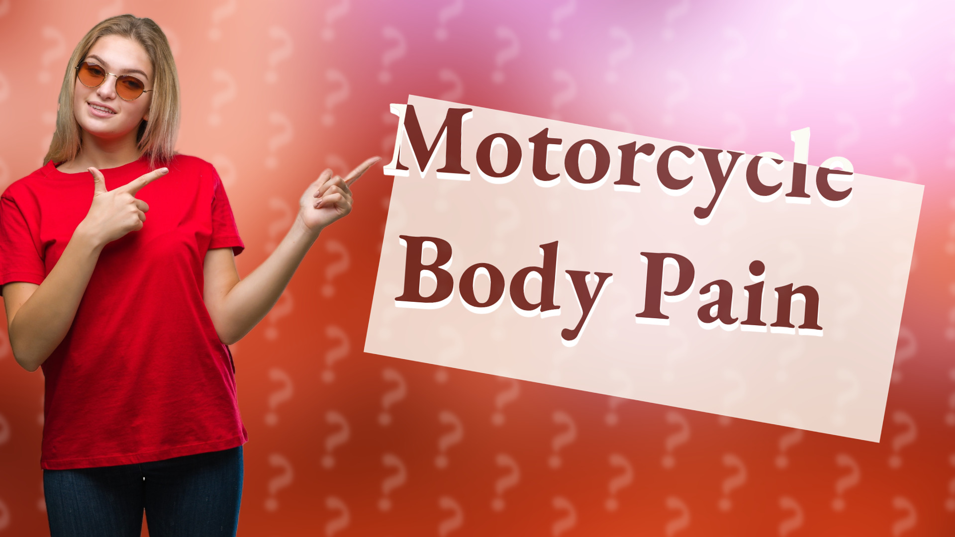 Motorcycle Body Pain