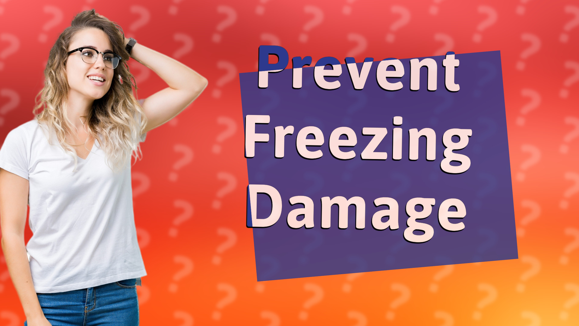 Prevent Freezing Damage