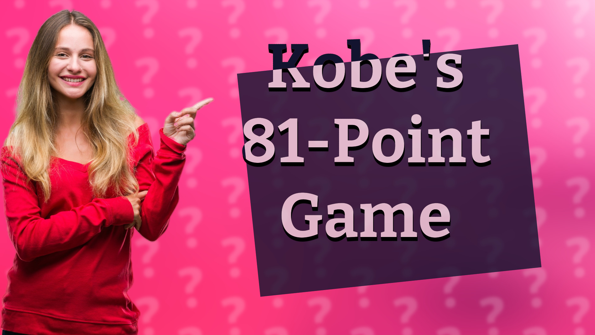 Kobe's 81-Point Game