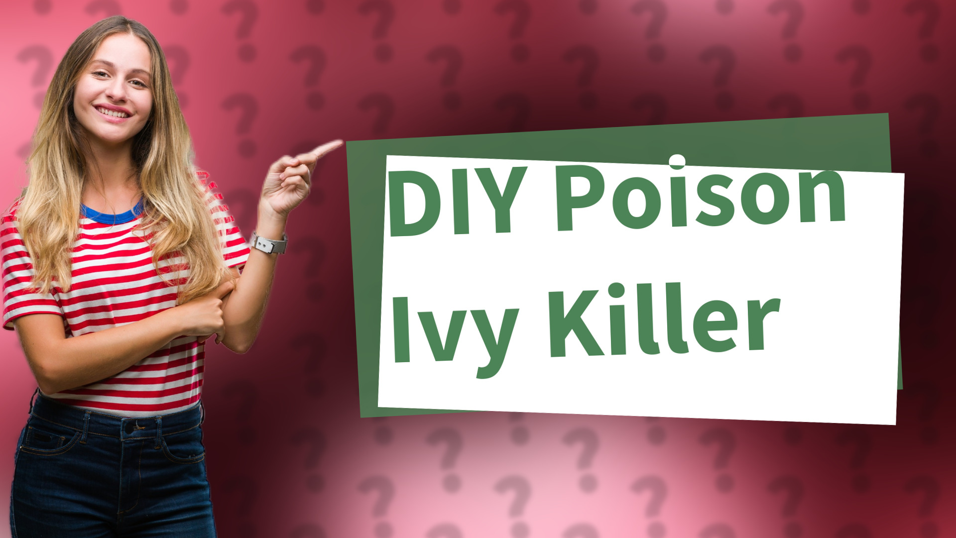 DIY Poison Ivy Killer
