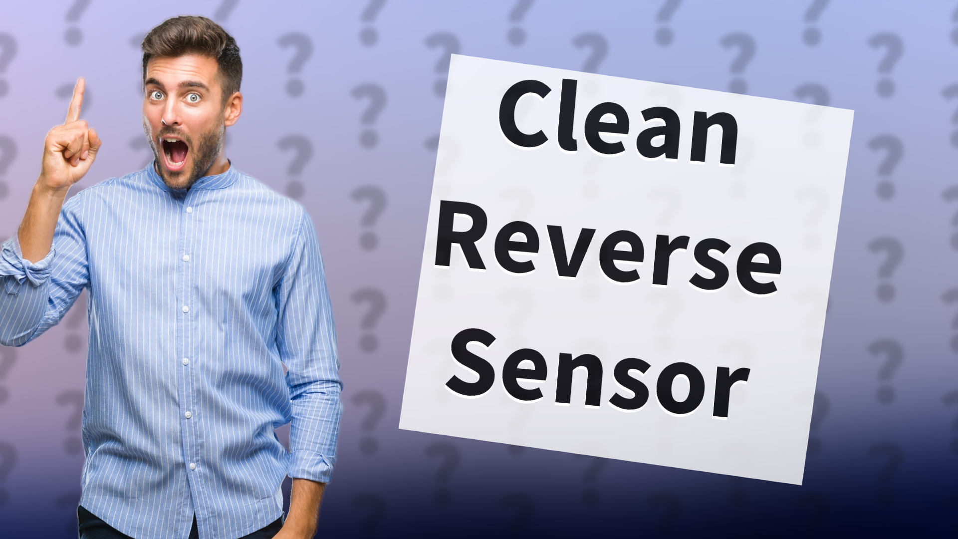 Clean Reverse Sensor