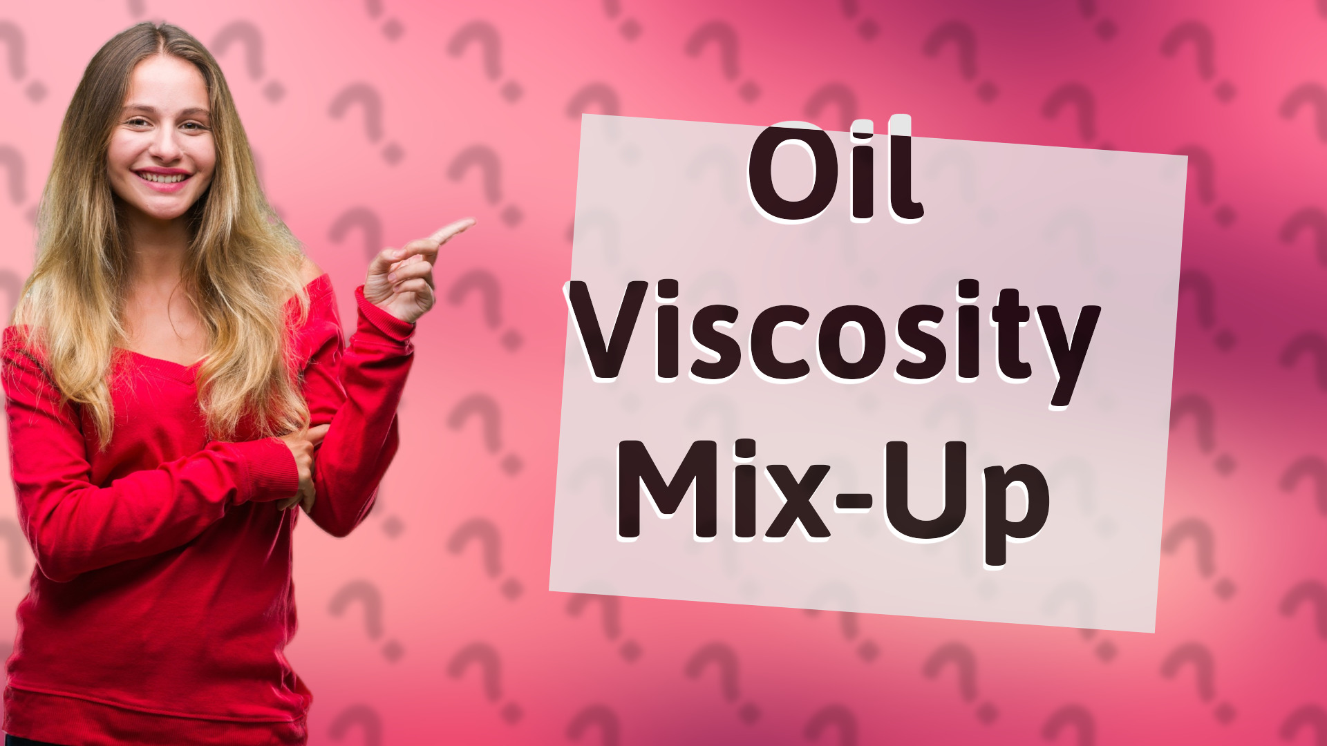 Oil Viscosity Mix-Up