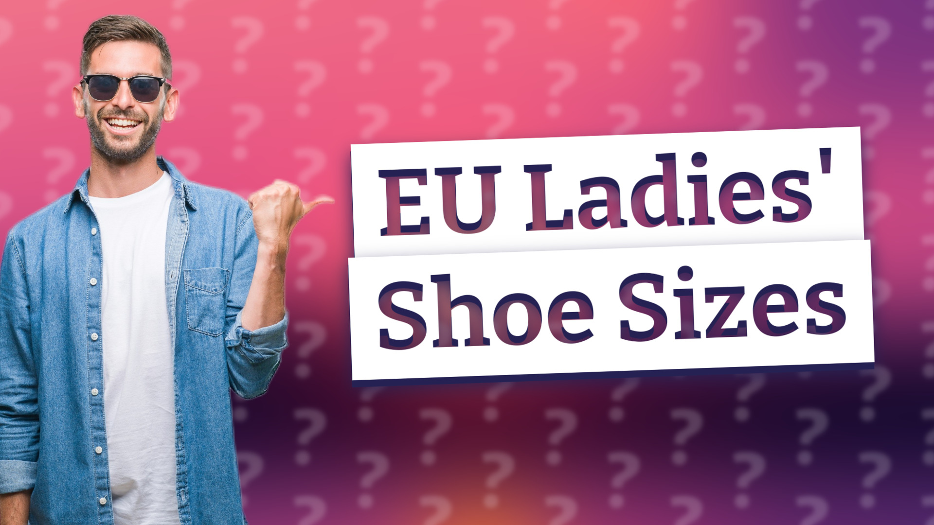 EU Ladies' Shoe Sizes